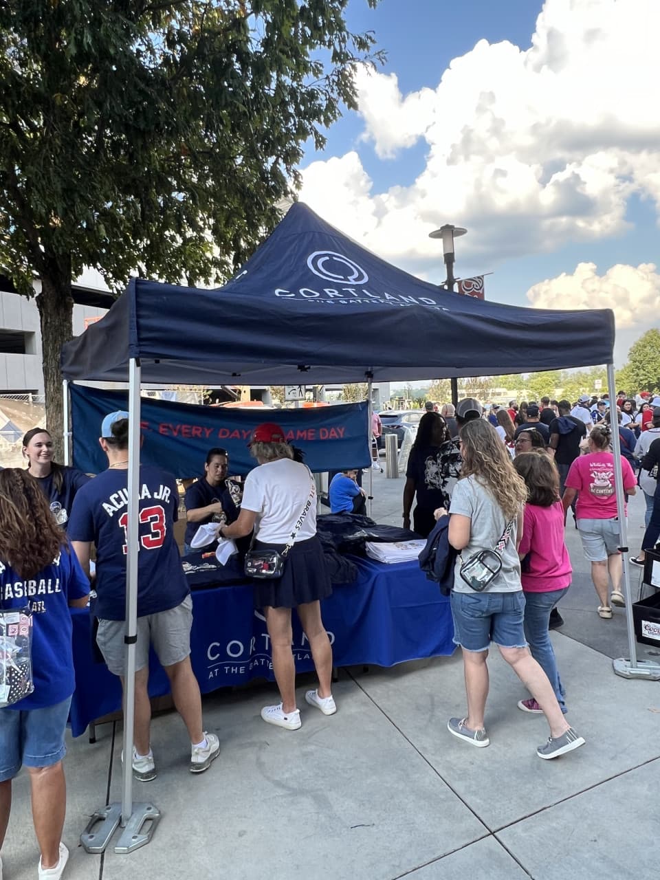 Cortland Apartments - Atlanta Braves Pop-up
